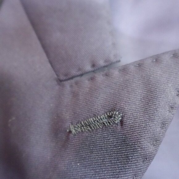 Pini Parma Suit 41R Pants 34 x 32 Blue Solid Wool Unstructured - Picture 5 of 16